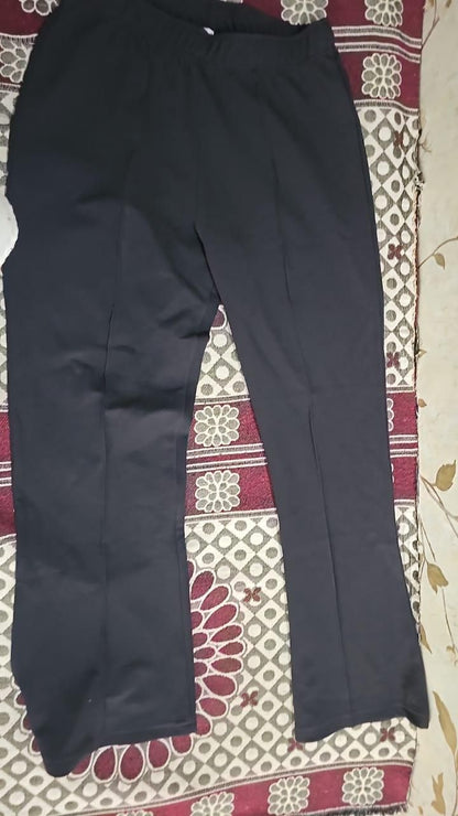 Women's Nontransparent Fabric Classic-Stylish Pant Pink